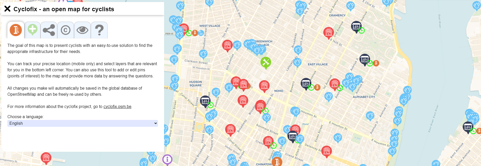 Mapping bicycle infrastructure on MapComplete